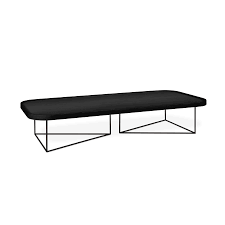 Parsons clear glass top/ stainless steel base 48x28 small rectangular coffee table. Gus Modern Porter Coffee Table Rectangle Wayfair