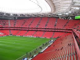 Three stands and the pitch came in first, while the last southern stand was to be built only after the old stadium is. San Mames Barria Stadion In Bilbao Euskadi