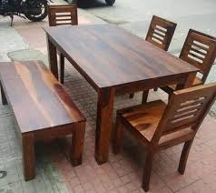 Check spelling or type a new query. Solid Top Brown Wooden Dining Table Set For Home Size 150 Length 90 Width Cm Rs 35500 Set Id 21993216897