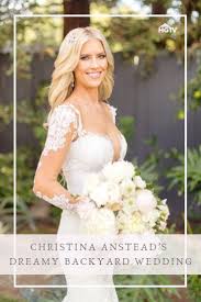 On December 22 2018 Christina And Ant Anstead Pulled Off A Surprise Wedding In Their Backyar Backyard Wedding Dresses Coast Wedding Dress Fairy Wedding Dress