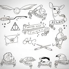 Harry Potter Flash Deet Tatuaggi Di Harry Potter Disegni Di Harry Potter Idee Per Tatuaggi