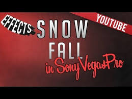 как сделать интро для канала в Sony Vegas Pro 13 How To Add Snow Fall Effect Tutorial Sony Vegas Pro 11 12 13 Youtube Video Editing Software Tutorial Video Editing