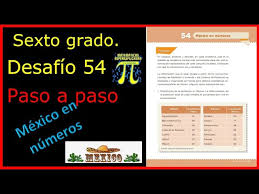 Estas competencias están clasificadas en categorías. Sexto Grado Desafio 54 Mexico En Numeros Youtube