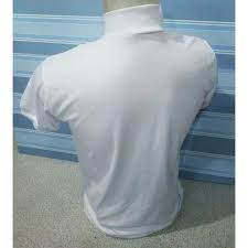 Kaos oblong putih polos leher tinggi, lengan pendek. Kaos Putih Polos Leher Tinggi Shopee Indonesia