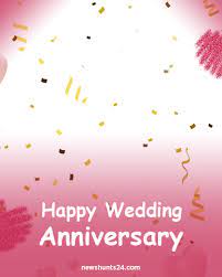 Album xpress enables you to define your album printing and binding style, page and margin sizes, cover type and the more. Online Wedding Anniversary Photo Frames Editing Marriage Photo Editor Newshunts24 Com