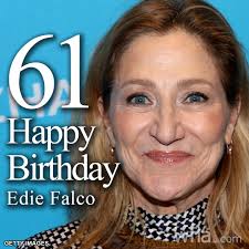 HAPPY BIRTHDAY, EDIE FALCO! The "Nurse Jackie" and "The Sopranos" actress  is celebrating her 61st birthday today! bit.ly/3iC12Ci
