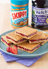 Graham Cracker Peanut Butter And Jelly Sandwiches Back To School Lunch Ideas Pb J Delicious Family Meals Pool Party Food Birthday Party Food