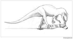 The allosaurus lived approximately 150 million years ago. Drawn Dinosaur Allosaurus Coloring Page Dinosaur Coloring Pages