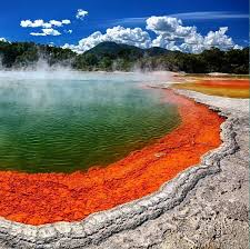 View Of Thermal Lake Champagne Pool At Wai O Tapu Near Rotorua 7 Awesome Things To Do In New Zealand New Zealand Travel Travel Dreams Places To Go
