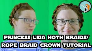 Princess Leia Hoth Crown Braids