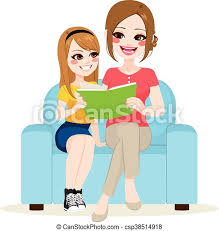 We have sectionals, sofa beds and couches in a range of sizes, materials, and colours. Daughter And Mother Sitting Sofa Beautiful Mother And Happy Teenager Daughter Woman Sitting On Sofa Sharing Book Reading Canstock