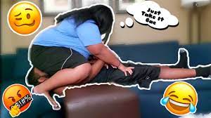 FACE SIT SURVIVAL CHALLENGE WITH FART PRANK ON BOYFRIEND😵😖🤢 - YouTube