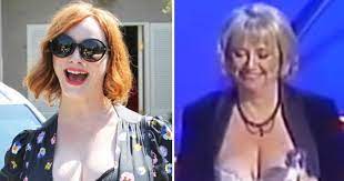 Christina Hendricks has 'Judy Finnigan moment' as bra bursts out dress -  Daily Star