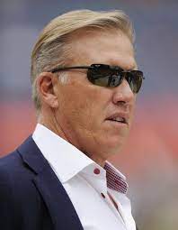 John Elway Executive Vice President Of Football Operations General Manager Brings In The T Denver Broncos Football Denver Broncos Players Broncos Football