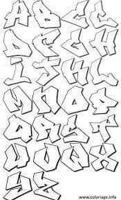 Coloriage Graffiti Alphabet Bubble Letters A Imprimer Lettrage Graffiti Alphabet Graffiti Police De Graffitis