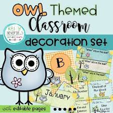 This value packed set of blank full color templates includes 100 template designs that you can customize to suit your needs. Classroom Theme Decor Bundle Owl Themed By Kelly Benefield Tpt
