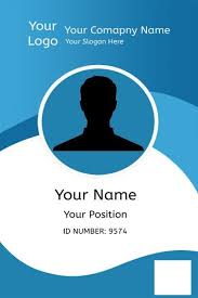 All of these id cards are free of cost for personal and commercial use. Id Card One Front Id Card Template Employee Id Card Name Card Design