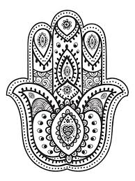 The hamsa hand is a piece of cultural, symbolic artwork that i've always been magnetised to. Color Mind NÂº2 Hamsa Hand Of Fatima Mandala Coloring