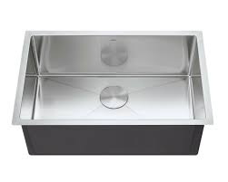 Begin your installation by adding the sink drain strainer into the bottom of the metal sink. Zuhne Modena 28 Inch Stainless Steel Undermount Kitchen Sink With Accessories 16 Gauge Tight Radius Deep Single Bowl For 30 Cabinet Wayfair Ca