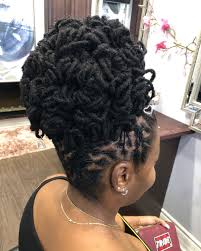 With a great diversity of dreadlock haircut styles, you can improve your look significantly. Updo Dreads Hairstyle For Ladies Novocom Top