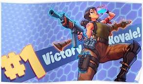 Fortnite Victory Royale Fanart Poster Poster Cizgi Roman