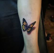 This area is one of the most painful spots for your next piece, as it has plenty of nerves that sit close to the surface and is quite soft. 110 Small Butterfly Tattoos With Images Small Butterfly Tattoo Butterfly Tattoo Designs Butterfly Tattoos For Women