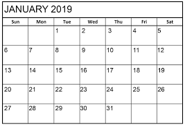 Blank calendar 2021 calendar 2022 calendar monthly planner contact about. January 2019 Calendar Printable Html Calendar 2019 Printable Free Printable Calendar Templates Print Calendar