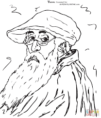 Self Portrait By Camille Pissarro Coloring Page Supercoloring Com Coloring Pages Free Coloring Pages Colorful Art