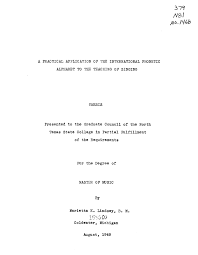 Phonetic alphabets are used to indicate, through symbols or codes, what a speech sound or letter sounds like. A Practical Application Of The International Phonetic Alphabet To The Teaching Of Singing Unt Digital Library