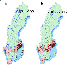 Map location, cities, capital, total area, full size map. Each Red Dot On The Above Maps Of Sweden Represents A Locality Where Download Scientific Diagram