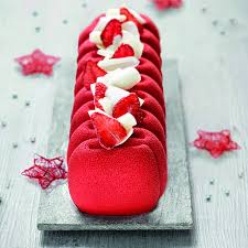 Recette De Buche Glacee Fraise Basilic Mascarpone A La Vanille Bourbon Ancel Condifa Fraise Basilic Buche De Noel Fraise Buche Glacee