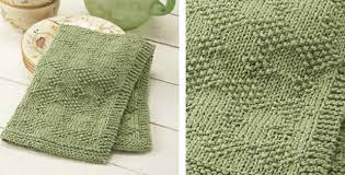 Free knitting pattern for kitchen towels and kitchen dishcloths. Simple Knitted Diamond Dish Towel Free Knitting Pattern