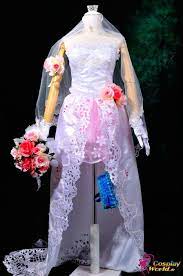 Kaufen sie von milanoo für das schicke und gute qualit?t 2021 boho & bohemian hochzeitskleid in einem erschwinglichen preis. Anime Manga Macross Frontier Sheryl Nome Hochzeitskleid Cosplay Kostum