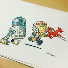 Brian Kesinger Briankesinger Star Wars Illustration Star Wars Drawings Star Wars Cartoon