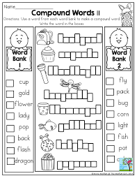 This worksheet has several parts. First Grade Compound Words Worksheet In The No Prep Packet For April So Many Fun Activit First Grade Phonics First Grade Worksheets Compound Words Worksheets