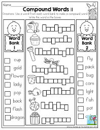Our large collection of ela worksheets are a great study tool for all ages. First Grade Compound Words Worksheet In The No Prep Packet For April So Many Fun Activit First Grade Phonics First Grade Worksheets Compound Words Worksheets