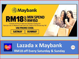 All of coupon codes are verified and tested today! Lazada X Maybank Weekend Happy Hours Promotion August 2021 Mypromo My