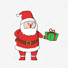 Apprendre à dessiner un père noël en quelques étapes simples. Pere Noel Donnant Le Style De Dessin Anime De Cadeaux Pere Noel Style De Bande Dessinee Peinte A La Main Fichier Png Et Psd Pour Le Telechargement Libre