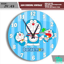 Gambar tersebut bisa anda unduh langsung, caranya silahkan klik pad. Jam Dinding Jv49 Vintage Retro Doraemon Shopee Indonesia