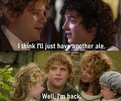 Each member of the Fellowship's first and last line