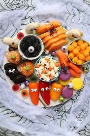 20 halloween dinner recipes that'll have your kids licking their plates. Halloween Party Platter For Kids My Fussy Eater Easy Kids Recipes