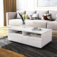 What is the difference between a sofa table and a console table? High Gloss Led Light Sofa Side End Table Bedside Cabinet Table Small Drawer Desk 59 99 Coffee Table Black Living Room Table White Living Room Tables