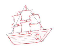 How To Draw A Boat Boat Drawing Toddler Drawing Boat