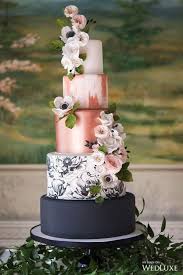 Cake By Amanda Fong Rose Gold On Cakes Is Always A Favourite Wedluxe Cake Weddingcake Ros Hochzeitstorte Blau Torte Hochzeit Torte Zur Goldenen Hochzeit