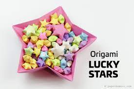 Then peel off the paper backing and place the vinyl on the top of the lazy susan. How To Make Origami Lucky Stars