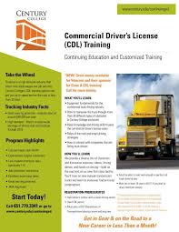 Truck driver license requirements may vary depending on the size of the truck, van, or bus that is being driven. Commercial Driver S License Cdl Training Century College