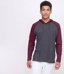 Camiseta Manga Longa Com Capuz Masculina Camiseta Manga Longa Raglan Com Capuz Bordo Lojas Renner Camiseta Manga Longa Camisa Manga Longa Masculina Camisetas Masculinas