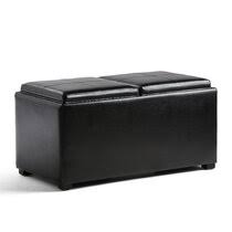 The contemporary, yet functional design of the ottoman makes it a necessity for any home. Storage Ottoman With Flip Tray Wayfair