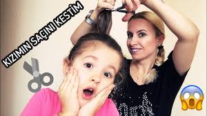Evde Sac Kesimi Duz Sac Kesimi Nasil Yapilir Youtube
