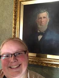 The Eunice Gibson Polyclinic at Warrens, St. Michael, has been presented  with a painting of the public health professional whose name adorns the  building, compliments of local artist Don Small.